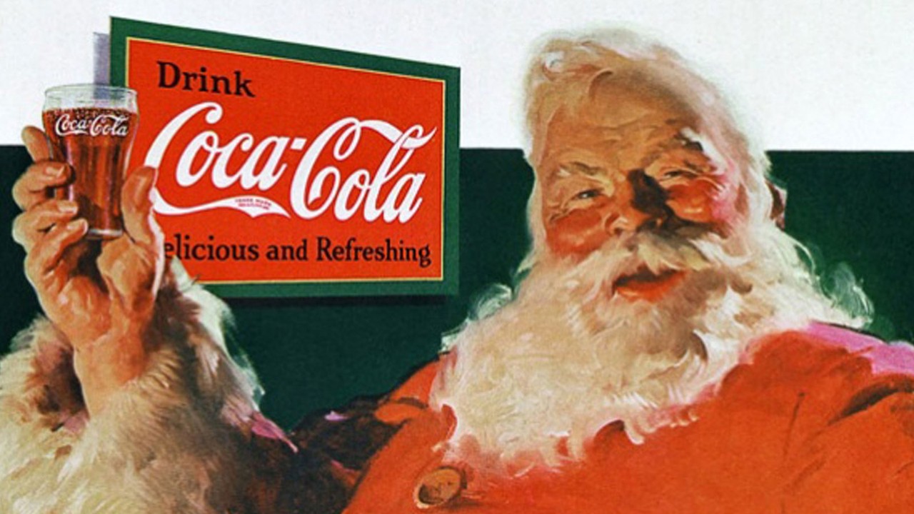 Санта Клаус Хэддона Сандблома для рекламной кампании Кока Колы