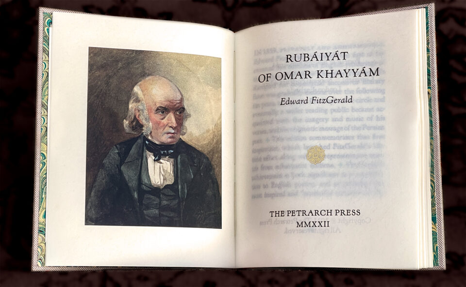The Rubaiyat of Omar Khayyam, современное издание 2022 года, The Petrarch Press