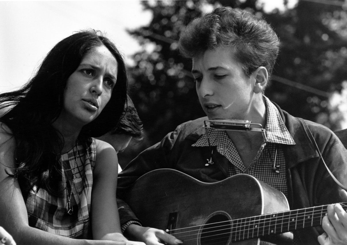 Джоан Баэз и Боб Дилан, середина 1960х