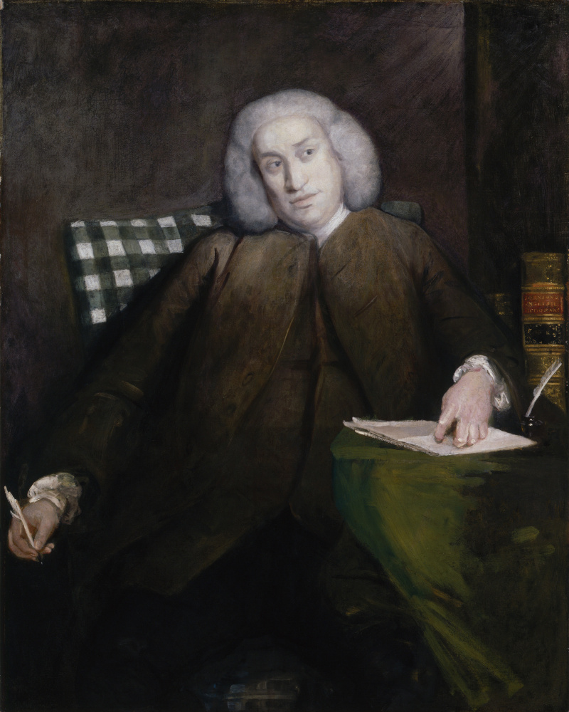 Samuel Johnson, portrait by Joshua Reynolds (1757)
