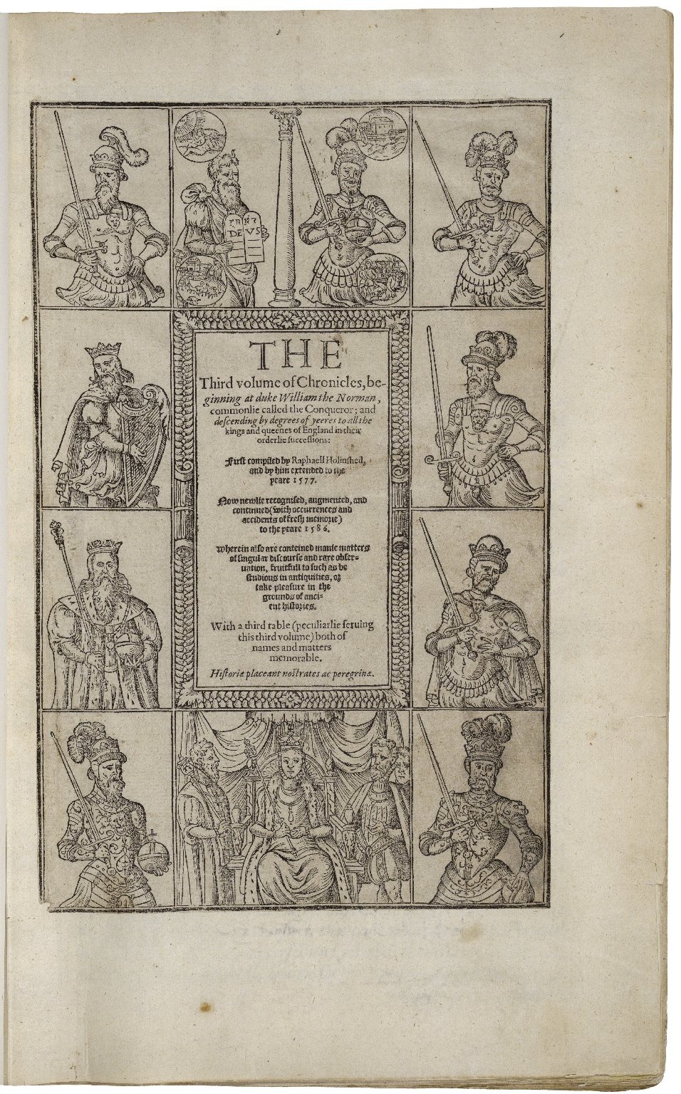 Хроники Холиншеда, 1587, Титульный лист второго издания