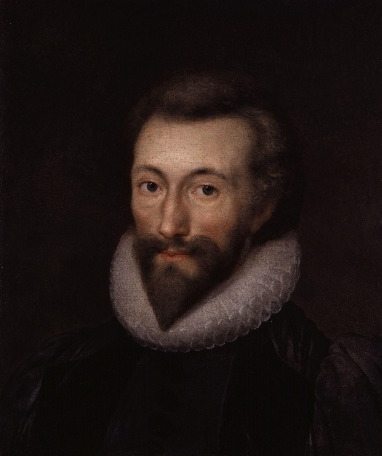 Джон Донн, портрет работы художника Исаака Оливера, 1622 год